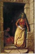 Arab or Arabic people and life. Orientalism oil paintings 611